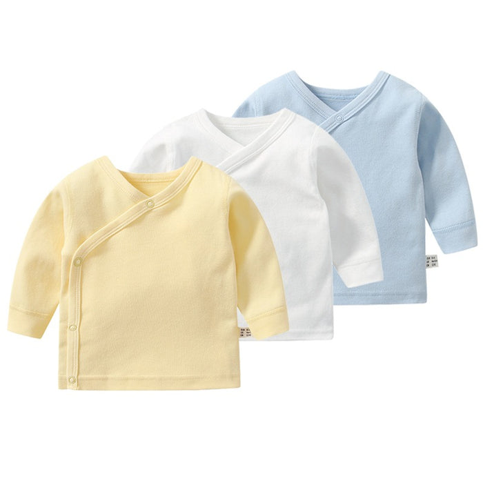 3Pcs Pure Cotton Long Sleeve T-Shirts