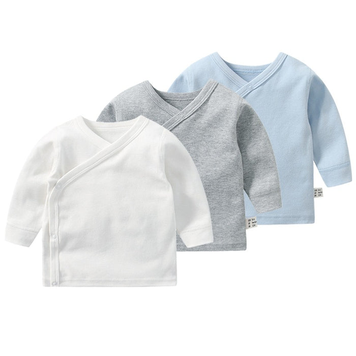 3Pcs Pure Cotton Long Sleeve T-Shirts