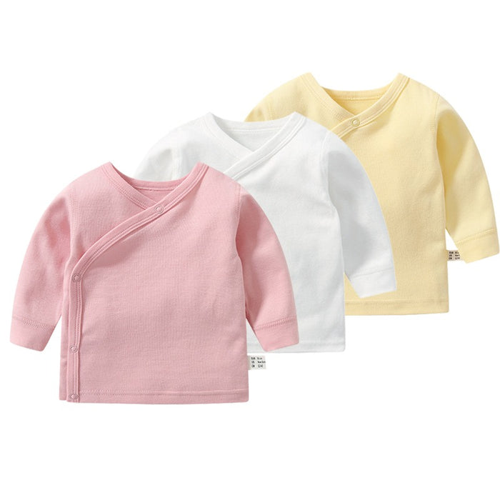 3Pcs Pure Cotton Long Sleeve T-Shirts