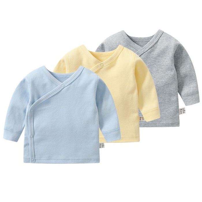 3Pcs Pure Cotton Long Sleeve T-Shirts For Toddler