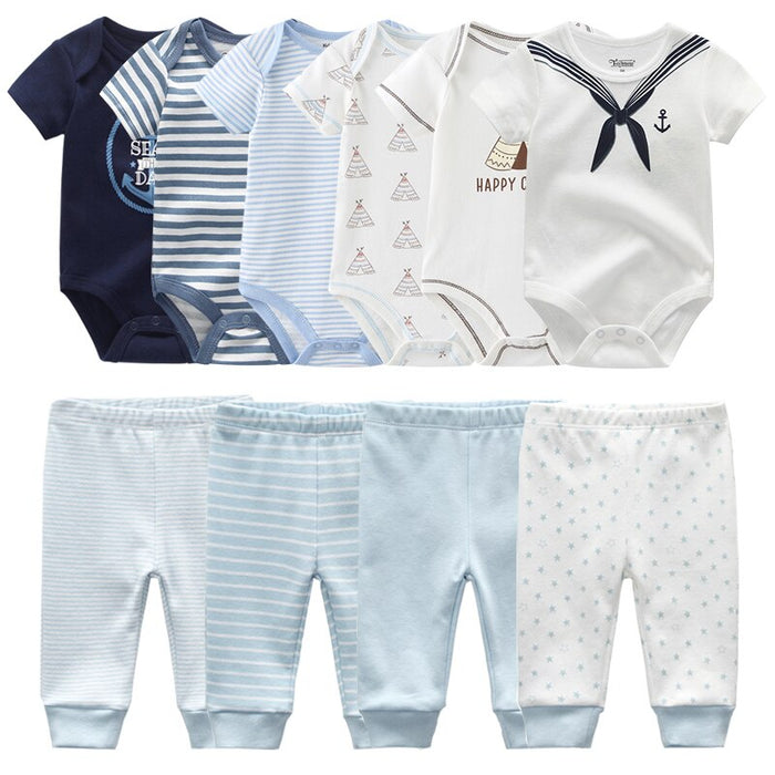 Infant Baby Boy And Girl Bodysuits Clothes Set