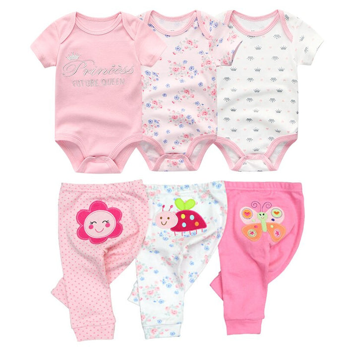 Infant Newborn Baby Boy Girl Clothes Outfits Bodysuits