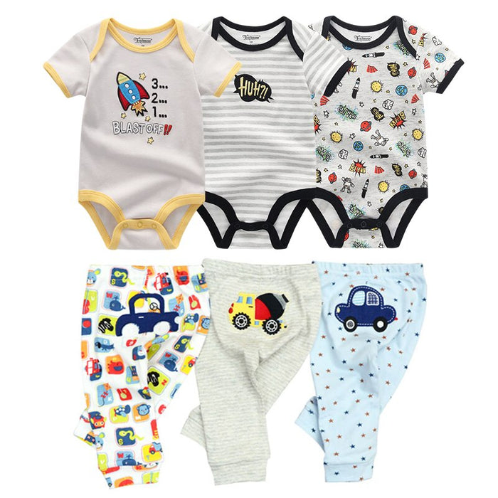 Infant Newborn Baby Boy Girl Clothes Outfits Bodysuits