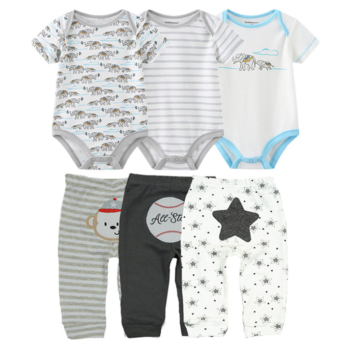 Infant Newborn Baby Boy Girl Clothes Outfits Bodysuits