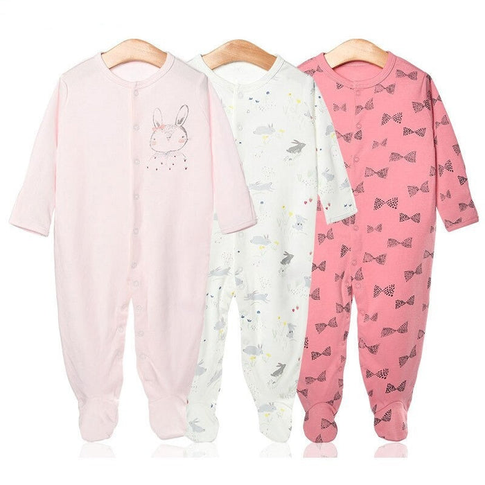 Newborn Baby Cotton Romper Set