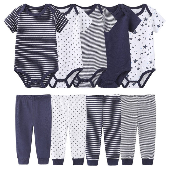 Infant Newborn Baby Boy Girl Clothes Outfits Bodysuits