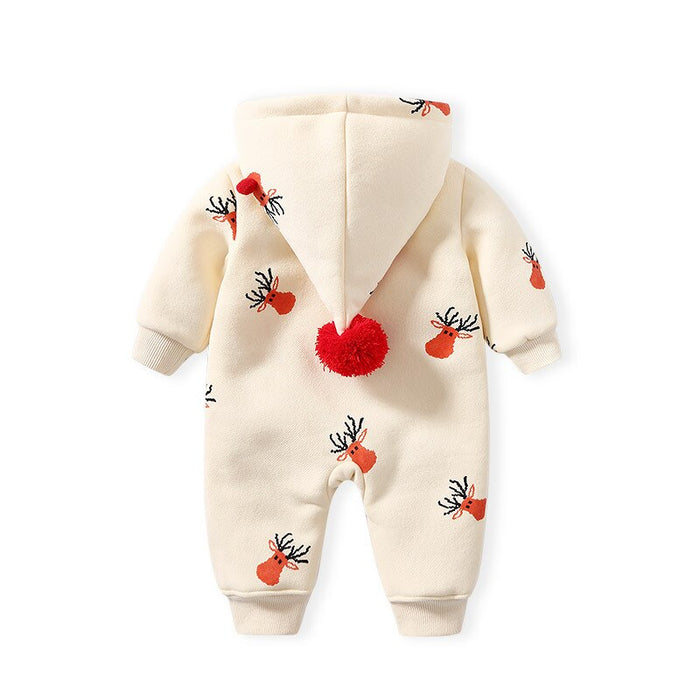 Winter Baby Thicken Christmas Infant Romper