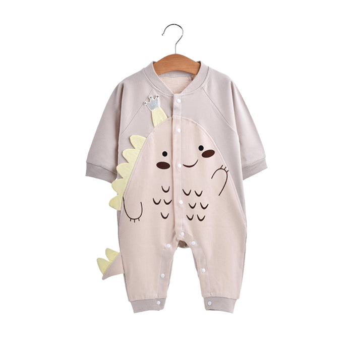 Cartoon Dinosaur Rompers For Baby Boys & Girls