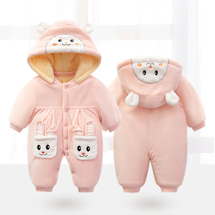 Newborn Baby Winter Romper