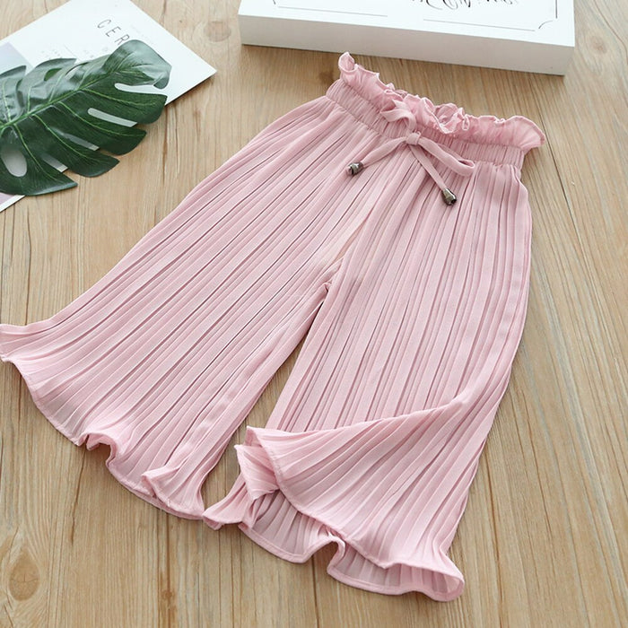 Girls Summer Chiffon Pants