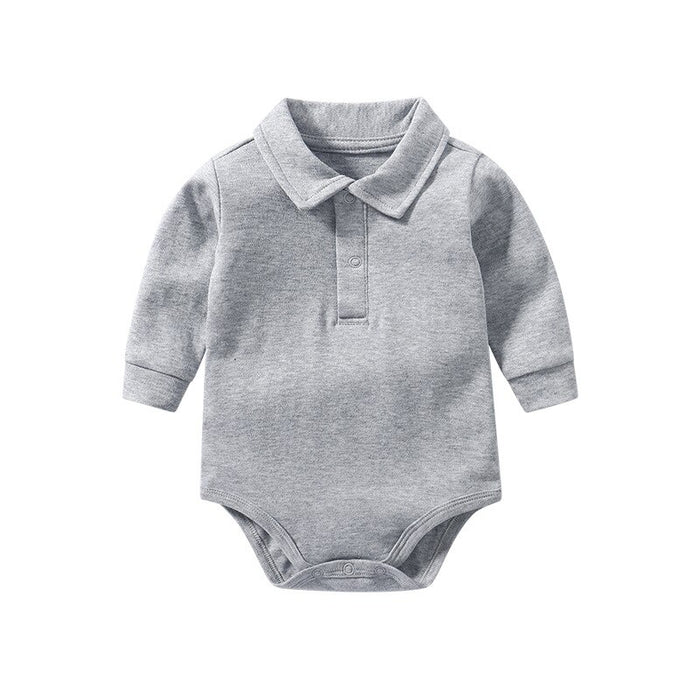 Solid Color Newborn Shirt Jumpsuit