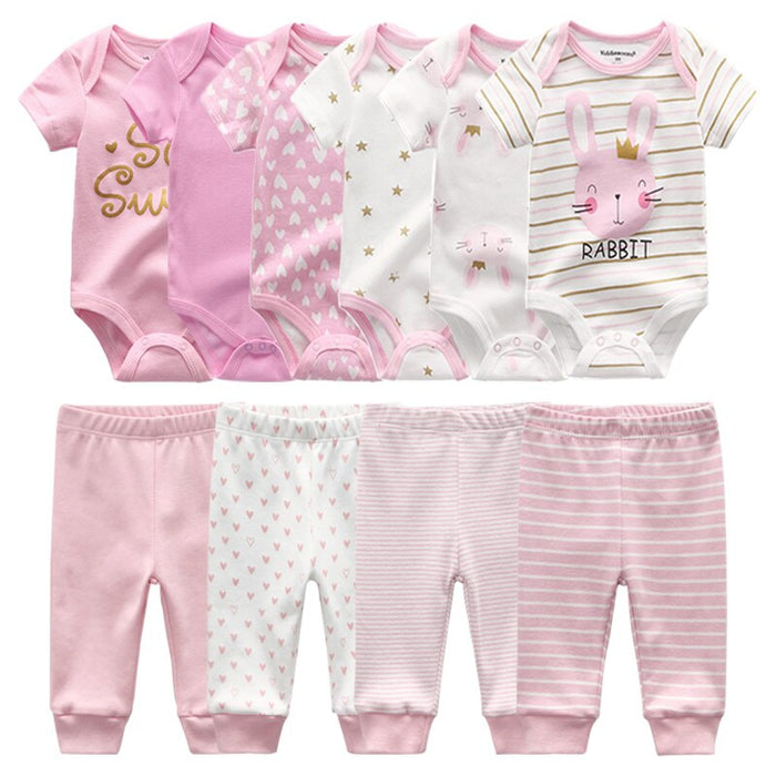 Newborn Baby Girl Clothes Set Bodysuits