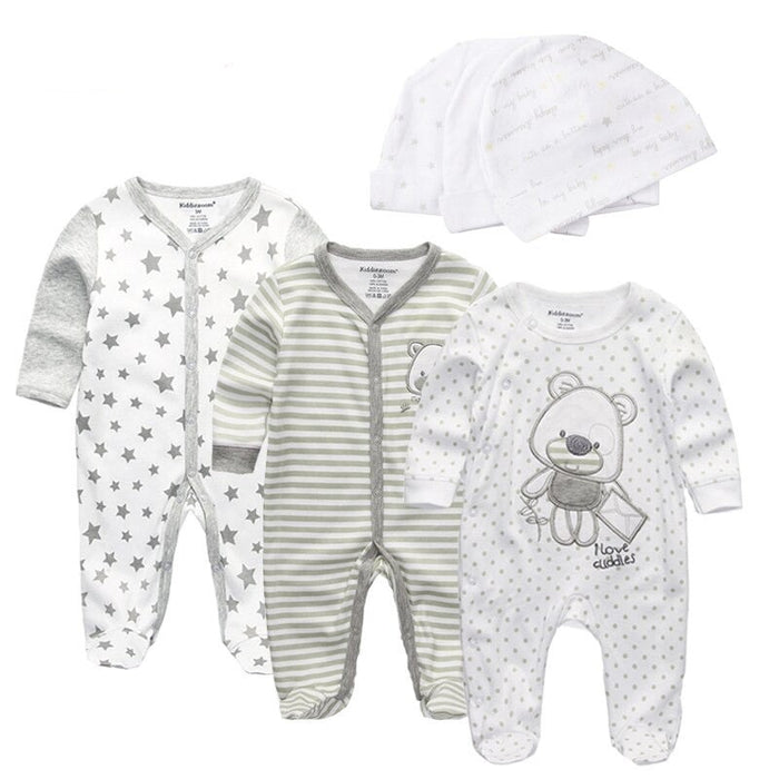 Newborn Romper With Hat Clothes Set