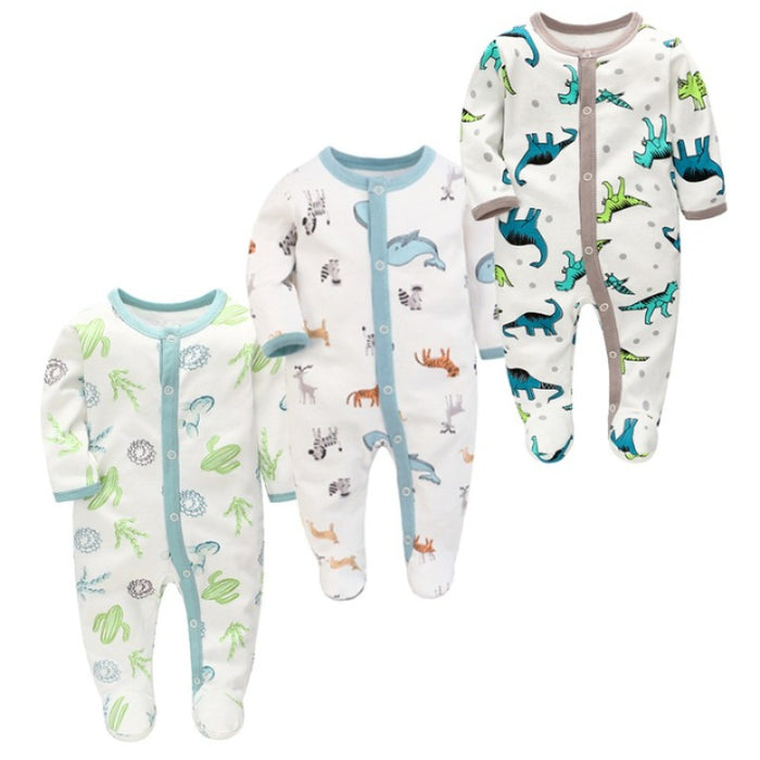 3Pcs Rompers Jumpsuit Set For Infant