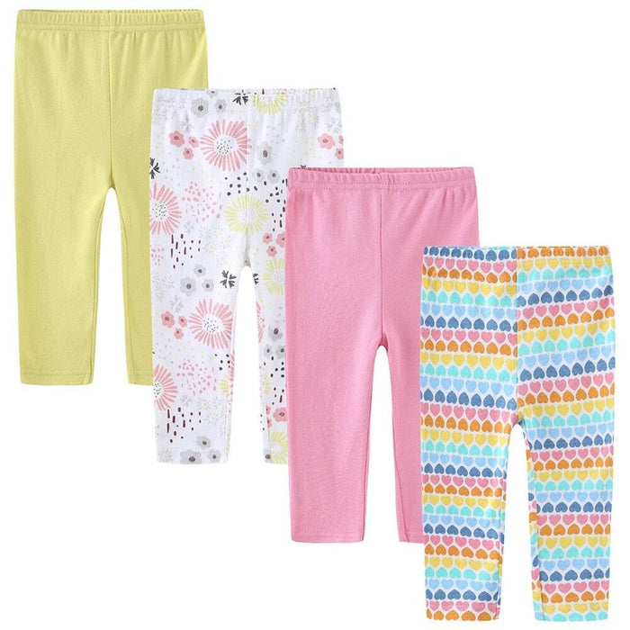 4Pcs Infant Toddler Jumpsuits And Pants Set