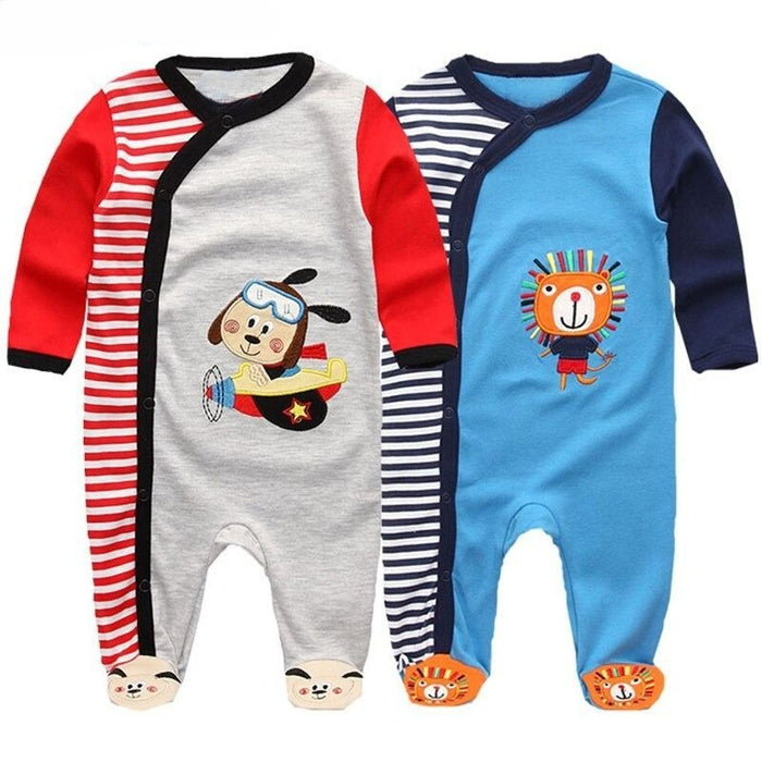 Long Sleeve Pure Cotton Baby Bodysuits