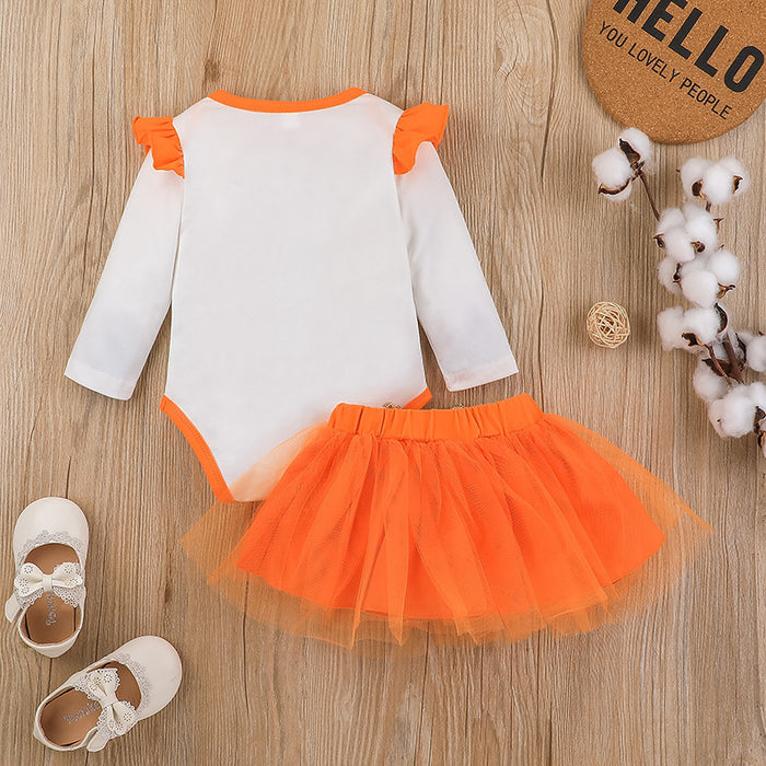 2Pcs Baby Girl Autumn Clothes Set