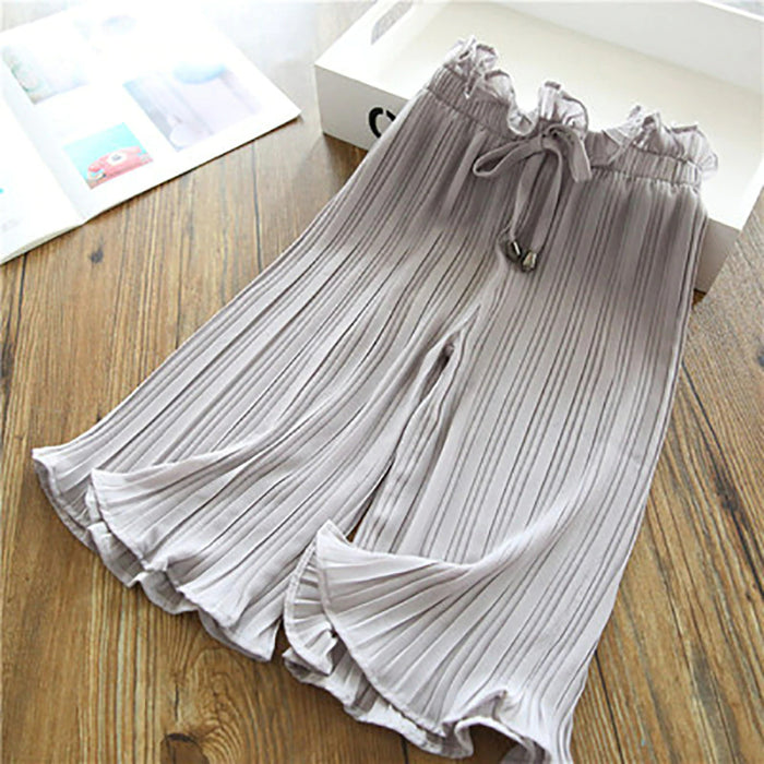 Girls Summer Chiffon Pants