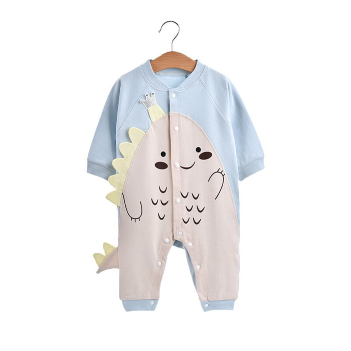 Cartoon Dinosaur Rompers For Baby Boys & Girls