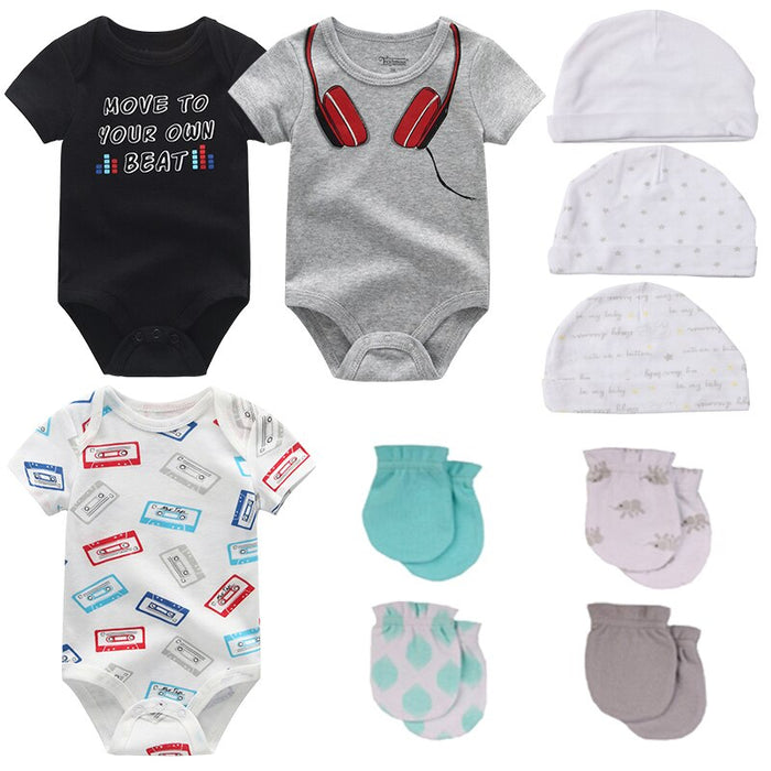 Newborn Baby Girl Clothes Set Bodysuit