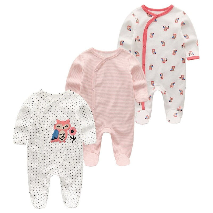 3Pcs Rompers Clothes Set For Infant