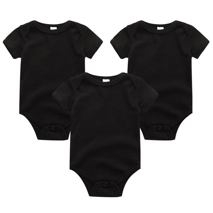 3Pcs Cotton Unisex Baby Rompers Set