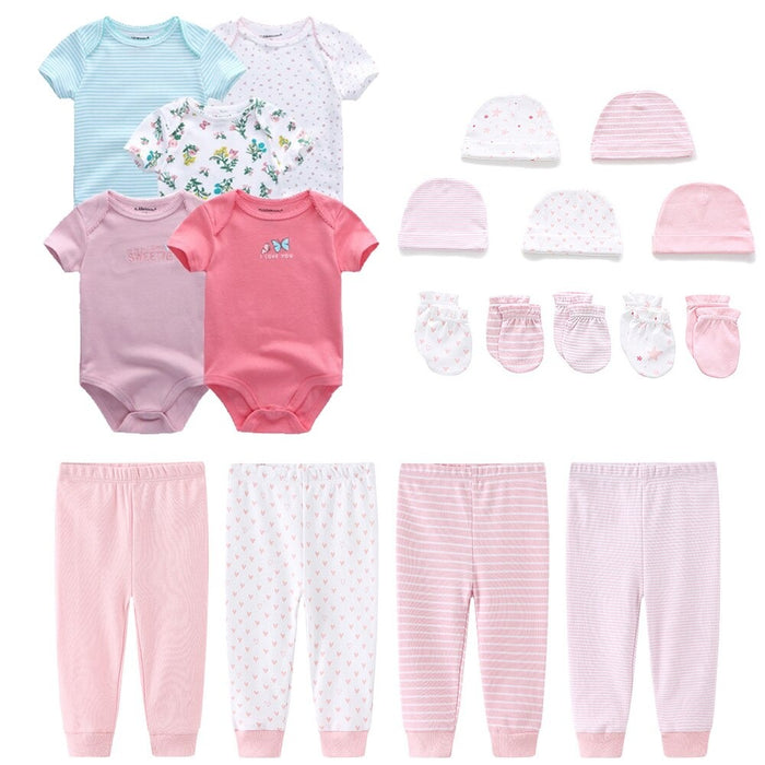 Toddler Unisex Clothes Bodysuits Set