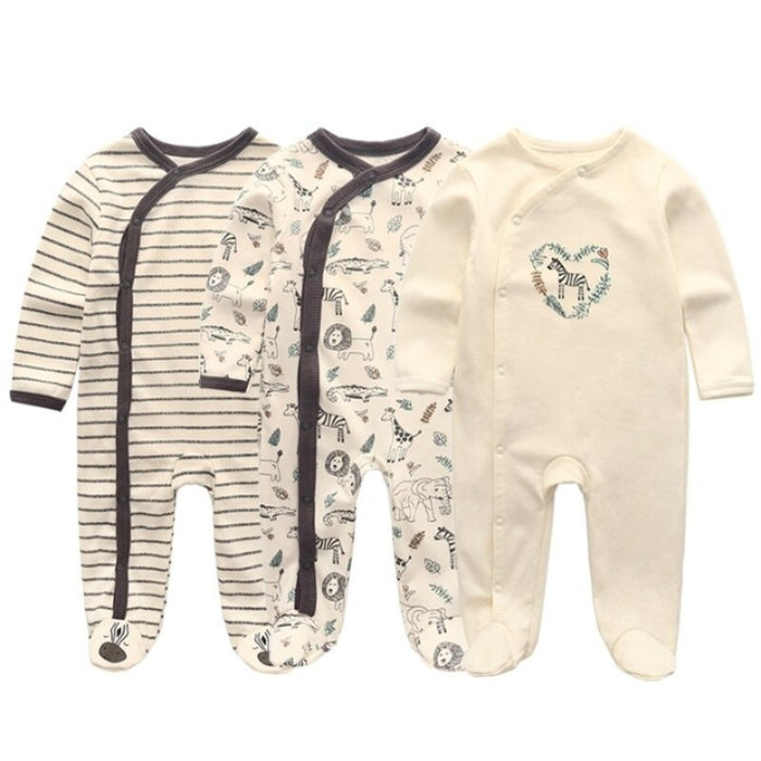 3Pcs Infant Rompers Clothes Set