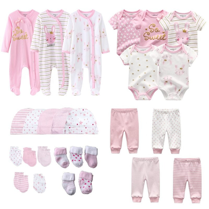 27Pcs Printed Baby Wear Jumpsuits