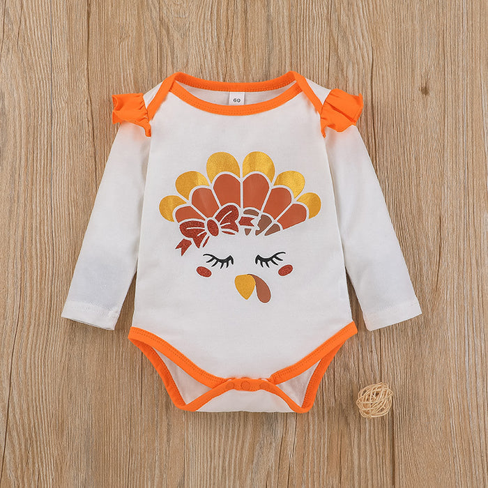 2Pcs Baby Girl Autumn Clothes Set