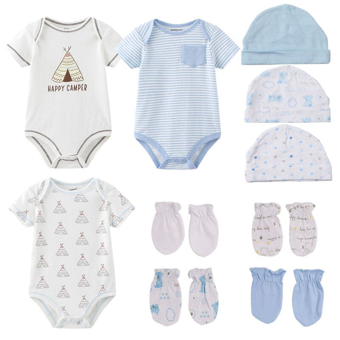 3Pcs Infant Summer Soft Bodysuits Outfits