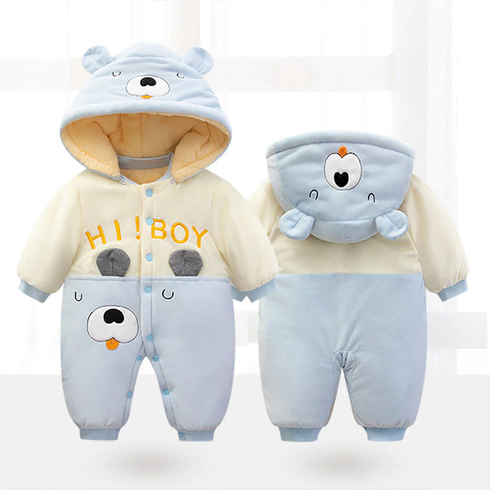 Newborn Baby Winter Romper