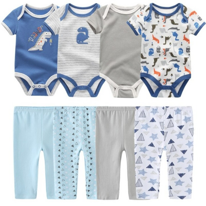 4Pcs Infant Toddler Clothes Set