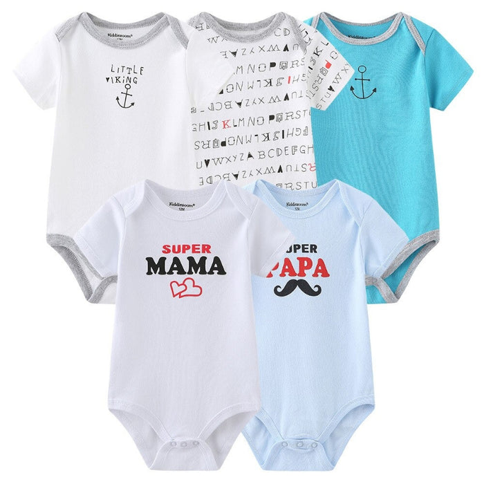 Multicolor Newborn Neutral Clothes Unisex Baby Jumpsuits