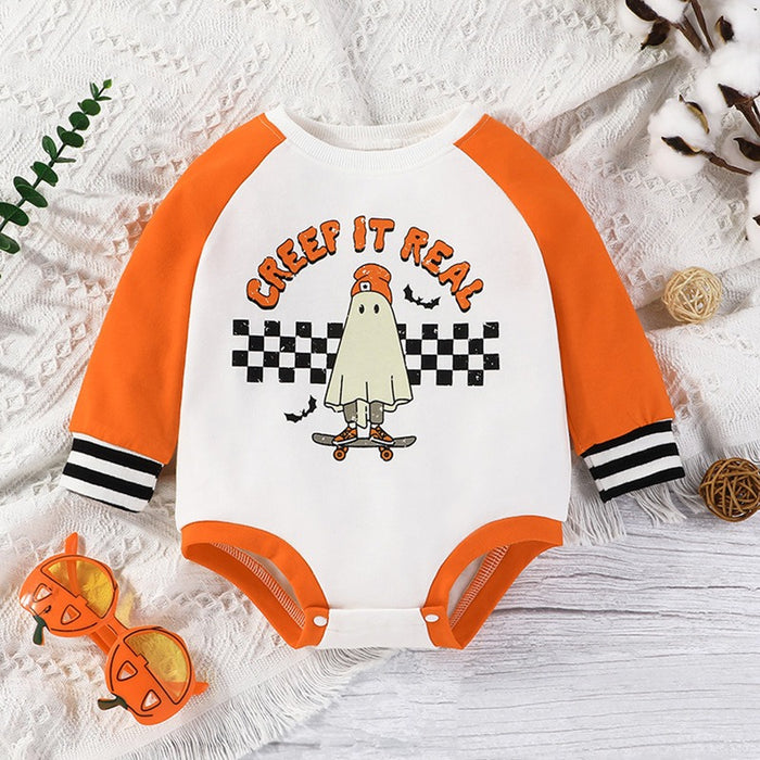 Long Sleeve Unisex Baby Romper