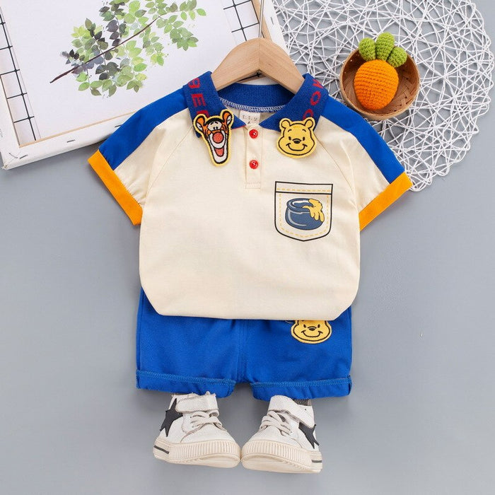 O-Neck Kids Denim Suits