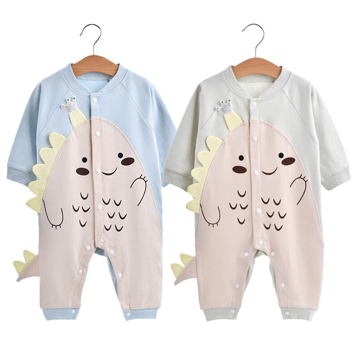 Cartoon Dinosaur Rompers For Baby Boys & Girls