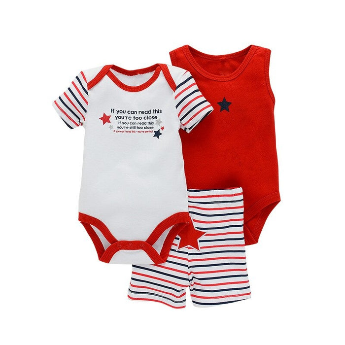 2Pcs Bodysuit And Pants Outfit Set