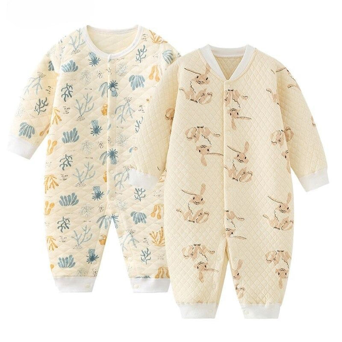 2Pcs Baby Winter Newborn Jumpsuit