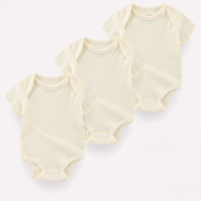 3Pcs Cotton Short Sleeve Toddler Clothes