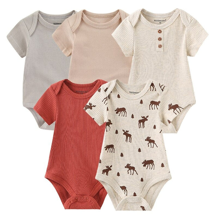 Multicolor Newborn Neutral Clothes Unisex Baby Jumpsuits