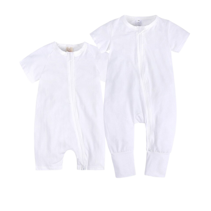 2Pcs Unisex New Born Baby Rompers Set