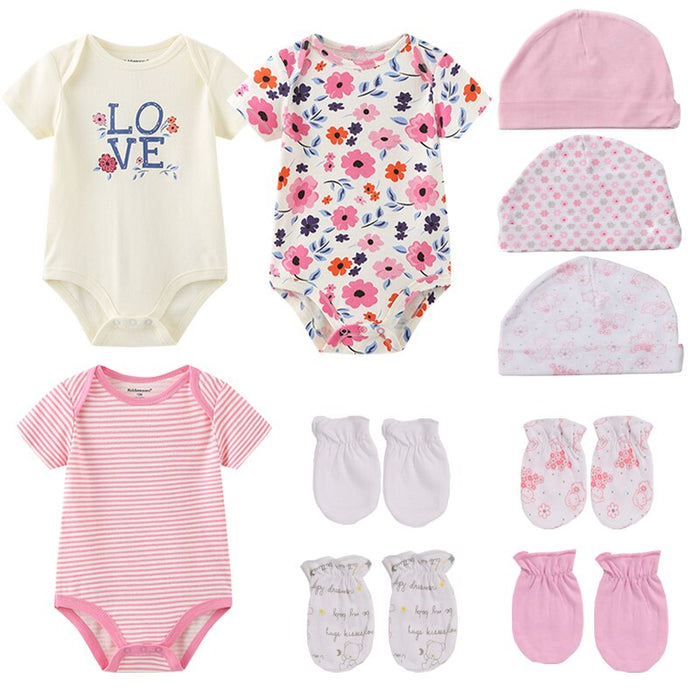 Newborn Baby Girl Clothes Set Bodysuit