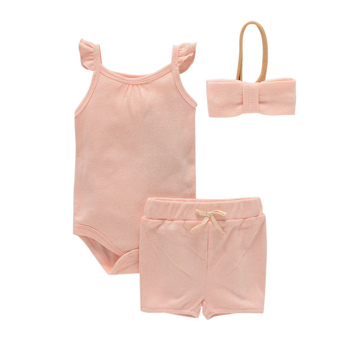 Summer Baby Boy And Girl Clothes Set Bodysuit