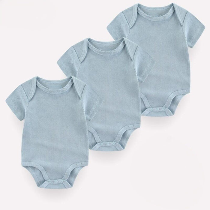 3Pcs Cotton Short Sleeve Toddler Clothes