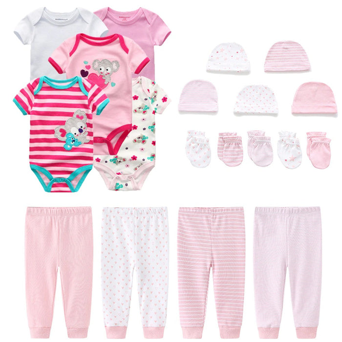 Toddler Unisex Clothes Bodysuits Set