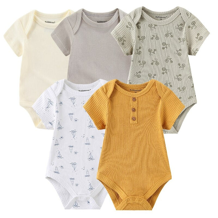 Multicolor Newborn Neutral Clothes Unisex Baby Jumpsuits