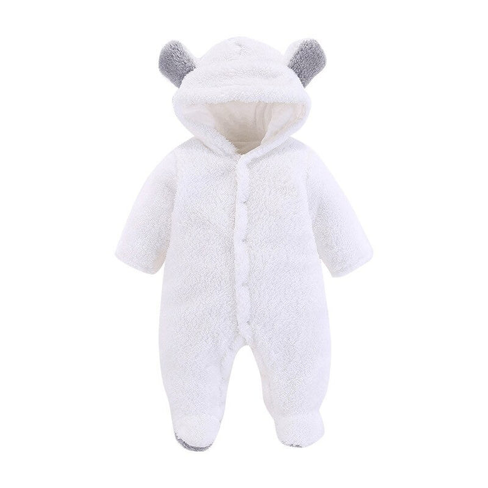 Bear Hooded Romper For Baby