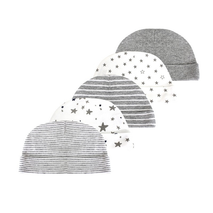 5Pcs Of Newborn Baby Pure Cotton Hats