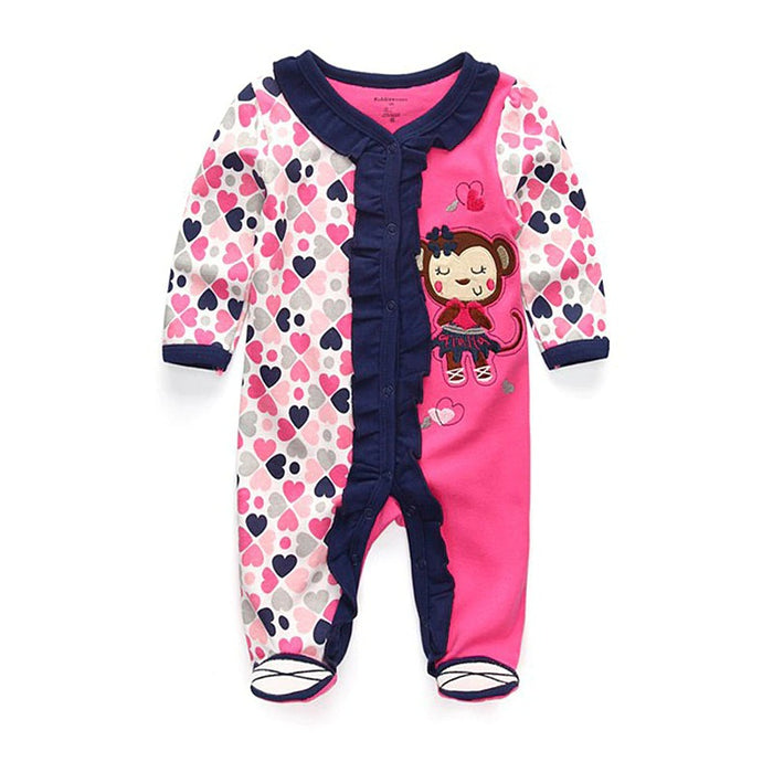 3Pcs Multi Color Toddler Jumpsuits